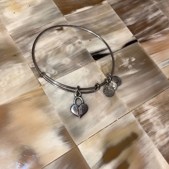 Alex and Ani Key to Your Heart Bangle - Picture 3 of 3